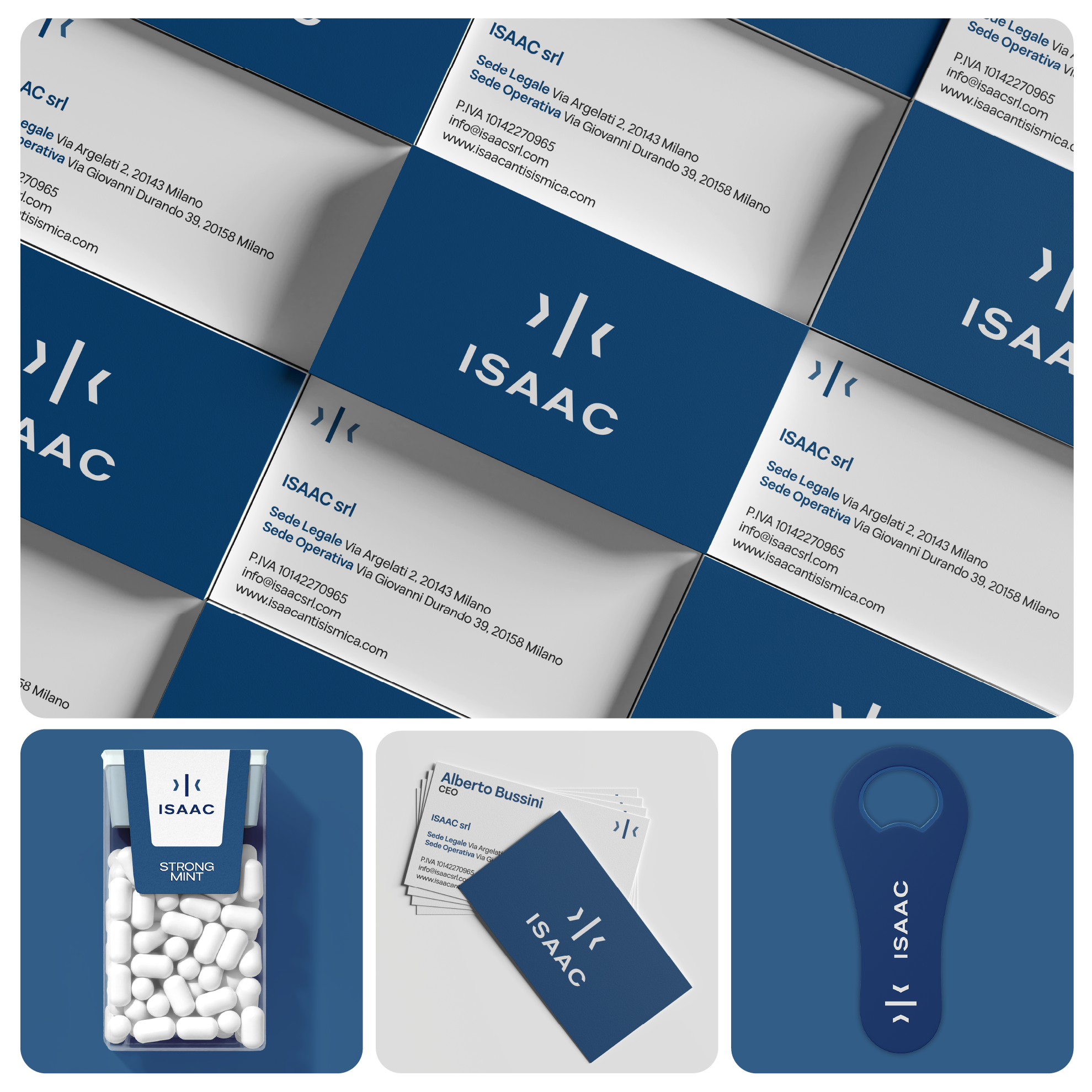 Bliss Agency disegna l’identità del brand Isaac: essenzialità, eleganza, coerenza